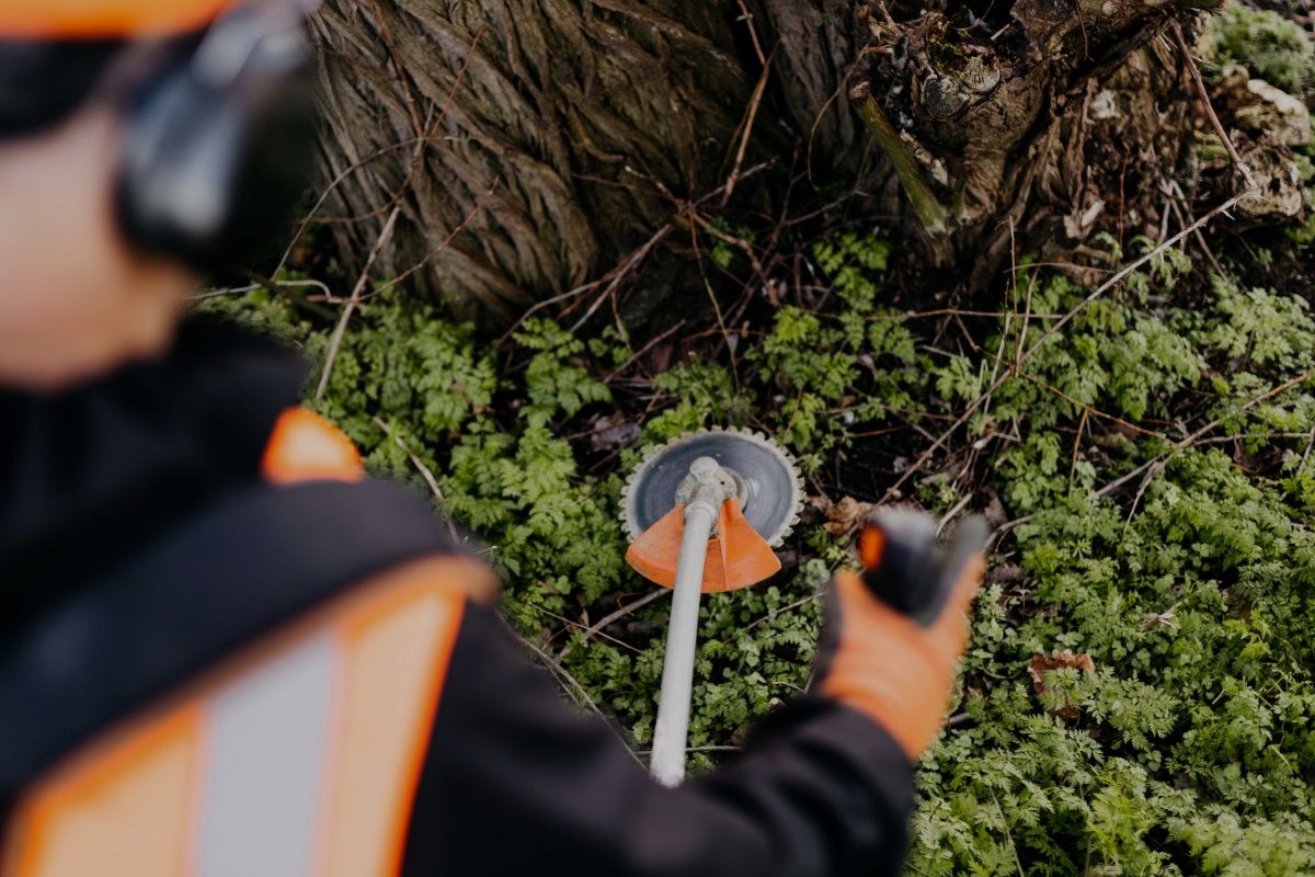 Man werkt als groenvoorziener