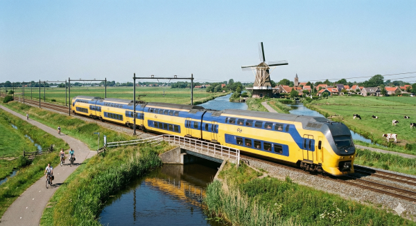 Inter ciry rijd door Nederland
